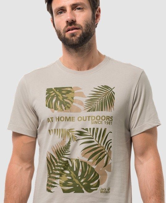Jack Wolfskin - Летняя мужская футболка Palm Cove T M