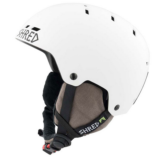 Shred - Надежный шлем для горных лыж Half Brain D-Lux Bleach
