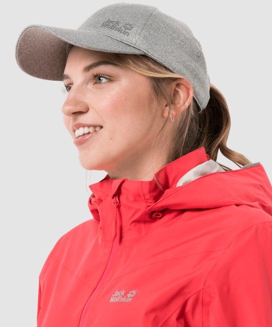 Легкая и мягкая кепка Jack Wolfskin Solution Cap