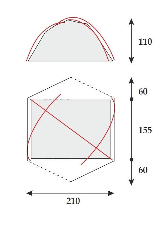 Палатка трёхместная СнарЯжение Cetus 3 mesh (i)