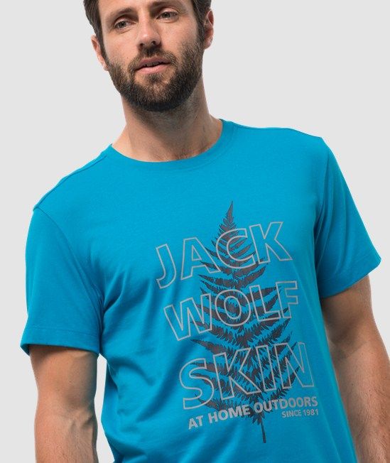 Jack Wolfskin — Летняя мужская футболка Island Hill T M