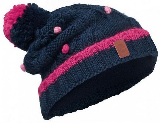 Buff - Объемная шапка для детей Junior Knitted & Polar Hat Buff Dysha Dark Navy