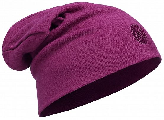 Buff - Шапка удлиненная Heavyweight Merino Wool Loose Hat Solid