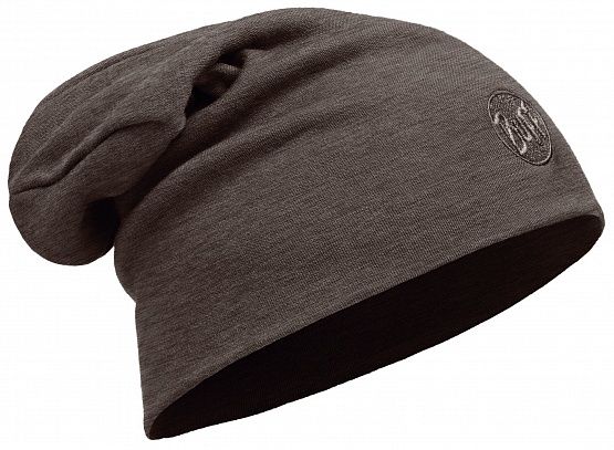 Buff - Шапка удлиненная Heavyweight Merino Wool Loose Hat Solid