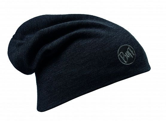 Buff - Шапка удлиненная Heavyweight Merino Wool Loose Hat Solid