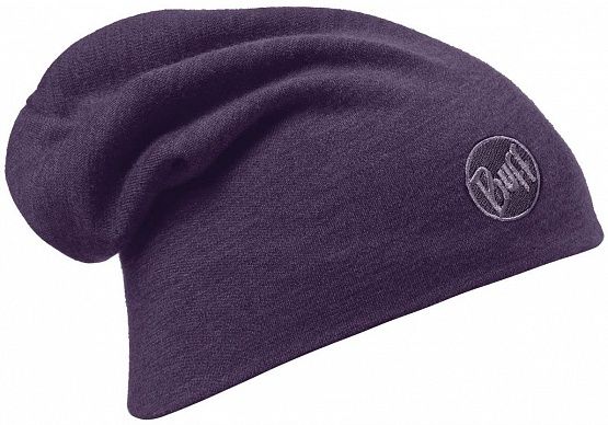 Buff - Шапка удлиненная Heavyweight Merino Wool Loose Hat Solid