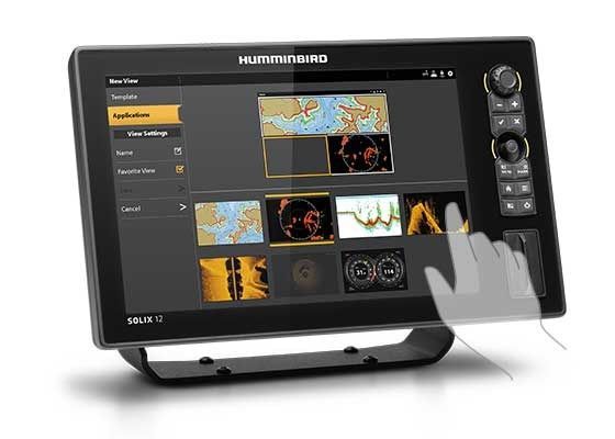 Humminbird - Эхолот картплоттер Solix 12 Chirp Mega SI GPS