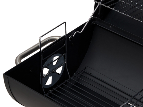 Стационарный угольный гриль-бочка GoGarden Fiesta 66 Pro с термометром, полкой и регулировкой высоты