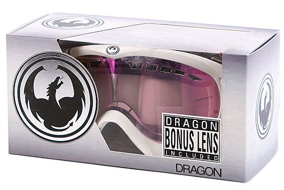 Dragon Alliance - Горнолыжная маска DXS-J (оправа Classic Coll, линзы Pink Ion + Amber)