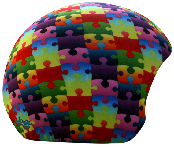 Защита для шлема эластичная Coolcasc 148 Colour Puzzle