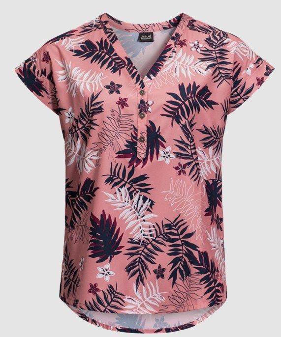 Jack Wolfskin - Женская стильная рубашка Victoria Leaf Shirt W