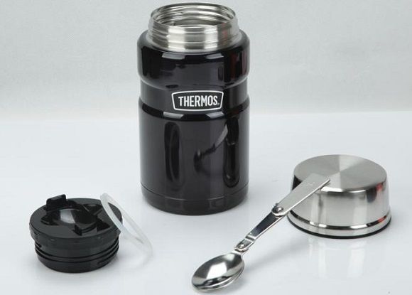 Thermos - Термос для вторых блюд с ложкой SK3020-BK King food jar 0.71L