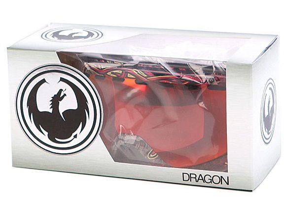 Dragon Alliance - Горнолыжная маска Rogue (оправа Red Migraine, линза Red lonized)