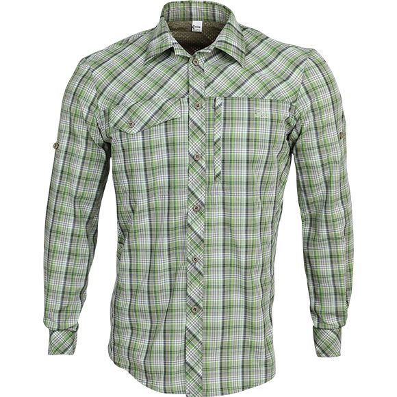 Сплав - Мужская рубашка Grid длинный рукав