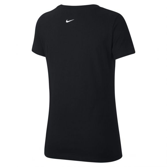 Женская футболка для бега Nike W NK DFCT Tee Scoop Logo XDYE
