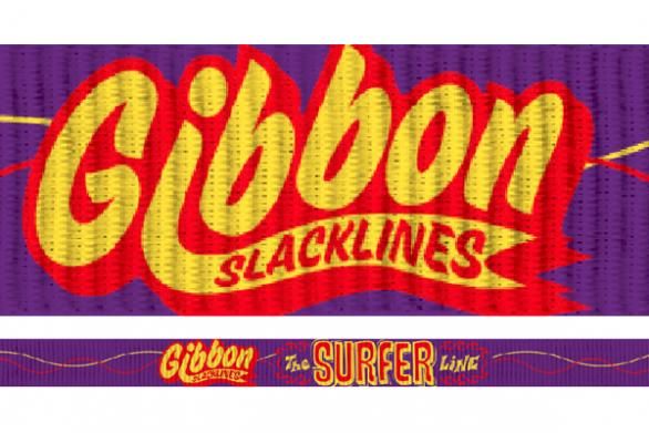 Прочный слэклайн Gibbon Surfer Line 30 м