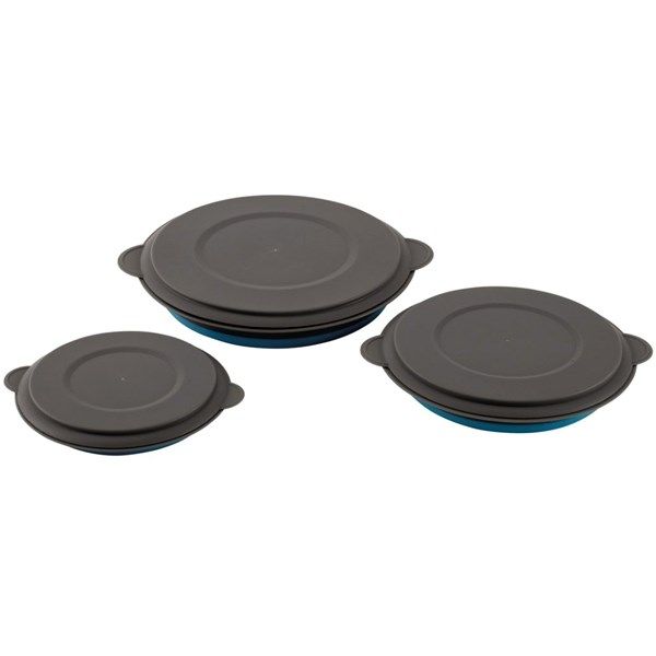 Easy Camp - Складной набор мисок с крышками Clearwater Foldable Bowl Set w. lids
