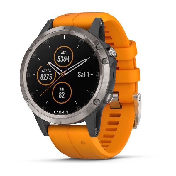 Garmin - Мультиспортивные часы Fenix 5 PLUS Sapphire RUSSIA