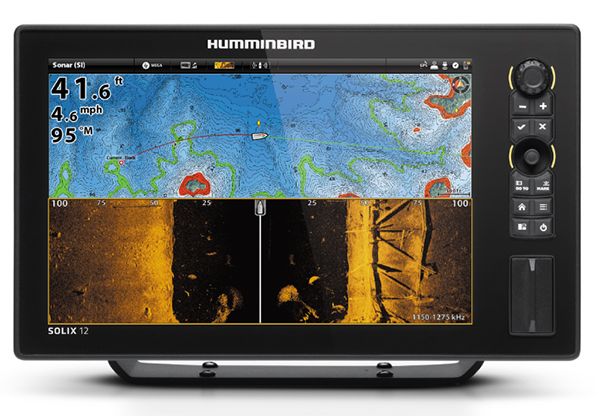 Humminbird - Эхолот картплоттер Solix 12 Chirp Mega SI GPS