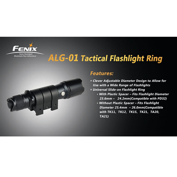 Fenix - Крепление фонаря на планку Пикатинни ALG-01