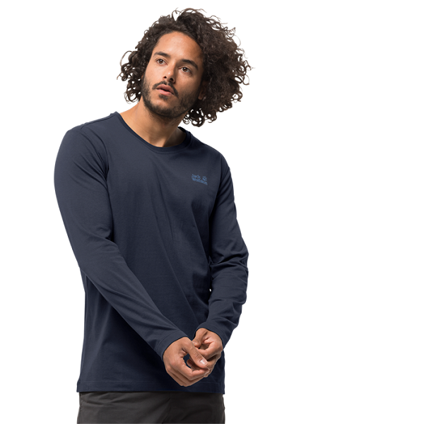 Лонгслив хлопковый Jack Wolfskin Essential Longsleeve Men