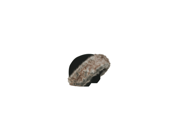 Нашлемник элегантный женский Coolcasc E001 Brown Fur