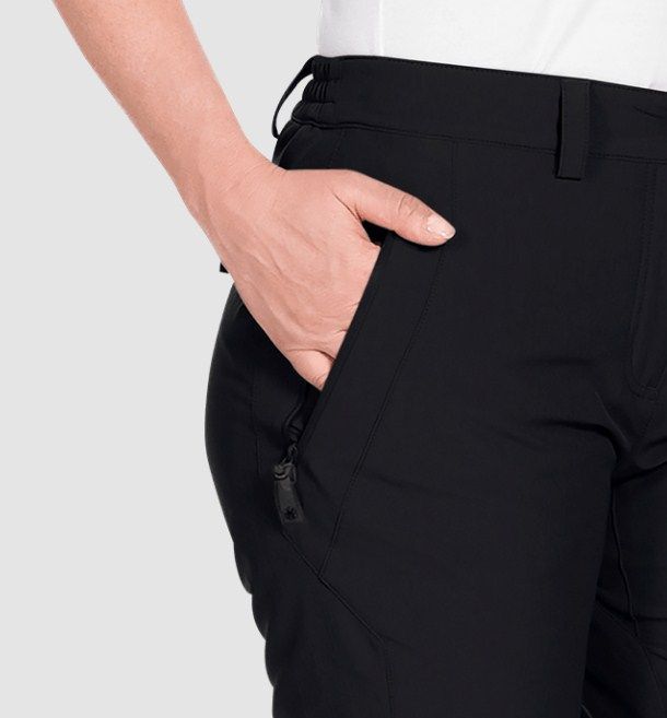 Jack Wolfskin - Эластичные женские брюки из софтшелла Activate Winter Pants Women