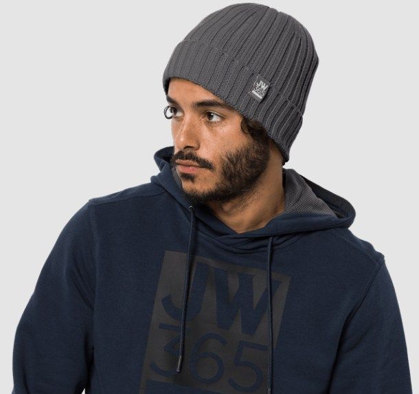 Вязаная теплая шапка Jack Wolfskin 365 Stormlock Rip Knit Cap