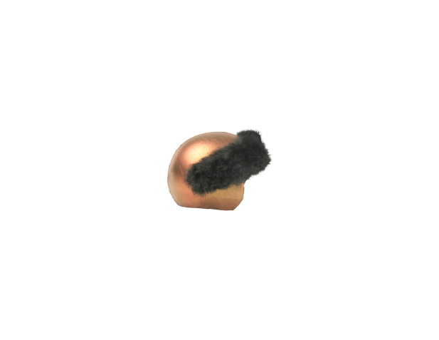 Защита для шлема с мехом Coolcasc E003 Bronze