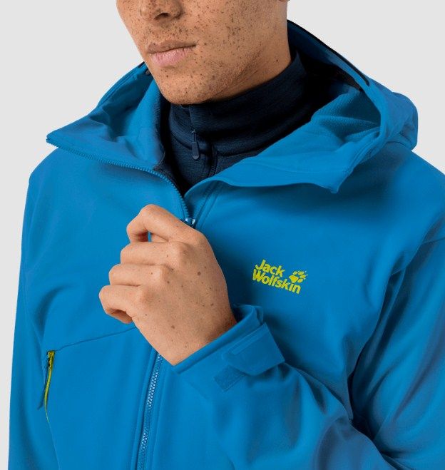 Ветровка для мужчин Jack Wolfskin Mountain Tech Softshell M