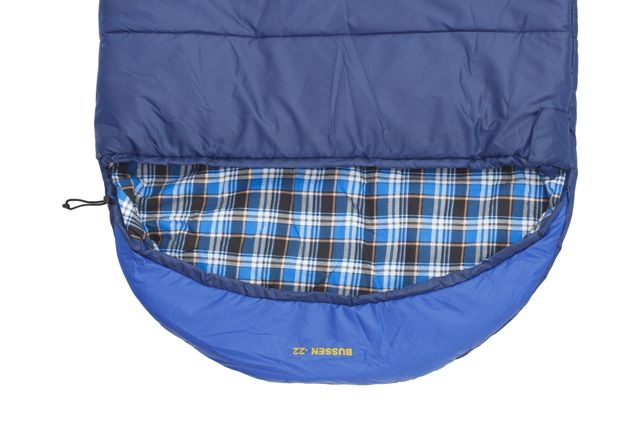 Тёплый спальный мешок с правой молнией Talberg Bussen -11С (комфорт -2)