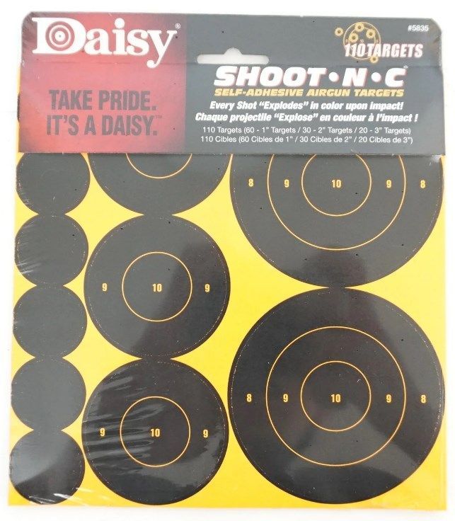 Daisy - Мишень упаковка 110 штук Shoot-N-C