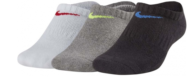 Носки Nike Performance Cushioned No-Show Training Socks Kids' 