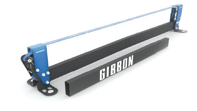 Стойка напольная для установки + слэклайн Gibbon Fitness Line 4 м