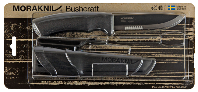 Туристический нож Morakniv Bushcraft Black SRT