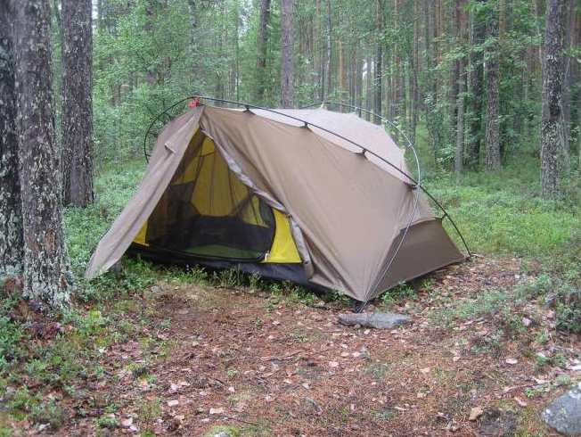 Normal - Легкая двухместна палатка Траппер 2 Si/PU