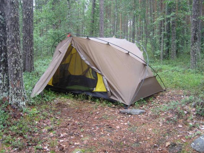 Normal - Ультралегкая палатка для туризма Траппер 2