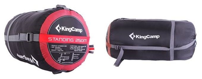 King Camp - Летний спальник Standing 250M (комфорт +8)