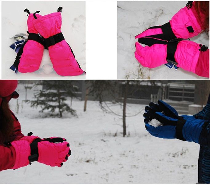 Marsnow - Лыжные перчатки с защитой запястья