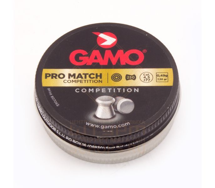 Gamo - Пневмопули упаковка 250 шт. Pro – Match 4.5 мм