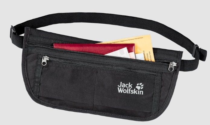 Плоская сумка на пояс Jack Wolfskin Document Belt De Luxe