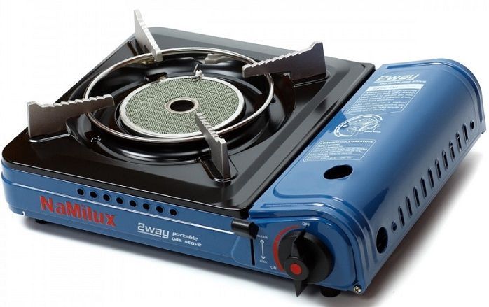 Плита газовая с переходником NaMilux NA-PL1957PF
