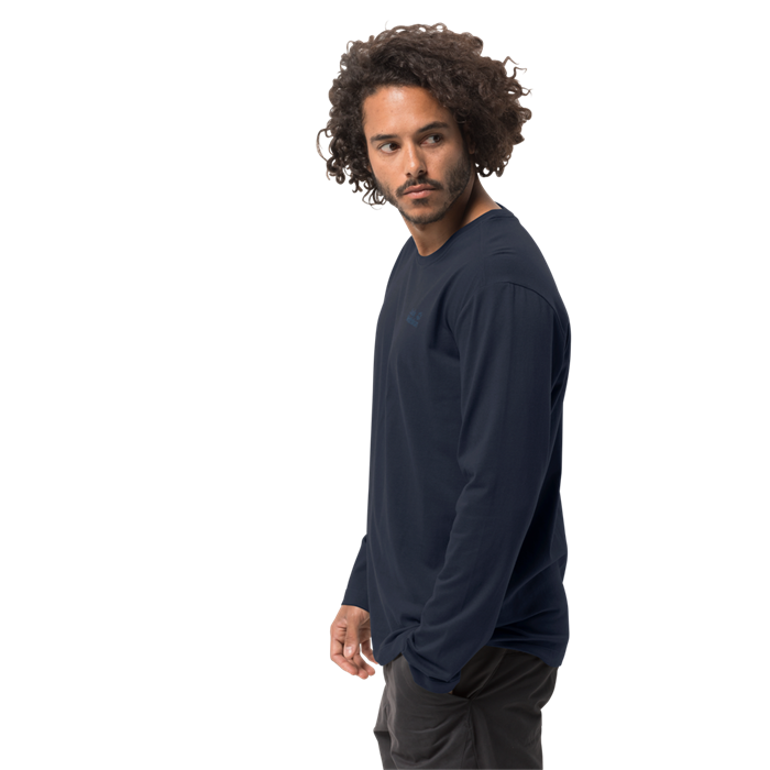 Лонгслив хлопковый Jack Wolfskin Essential Longsleeve Men