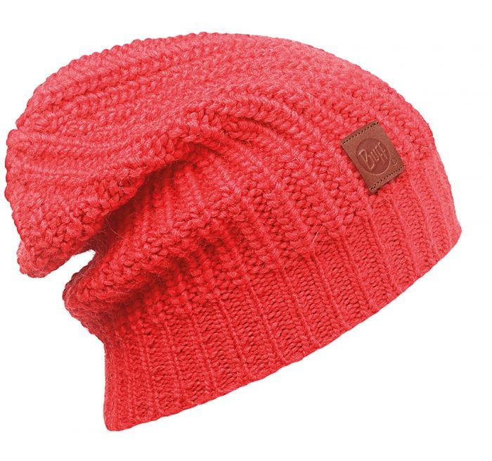 Buff - Яркая шапка Knitted Hats Gribling Fiery Red