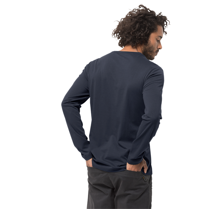 Лонгслив хлопковый Jack Wolfskin Essential Longsleeve Men