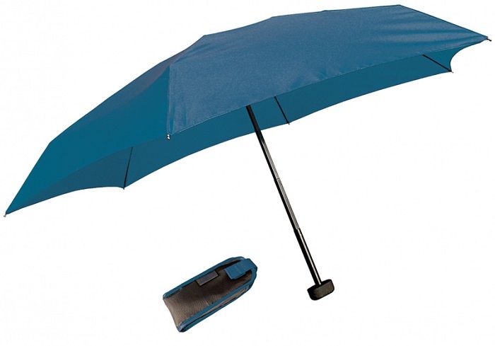 Зонт складной механический Euroschirm Dainty Navy Blue