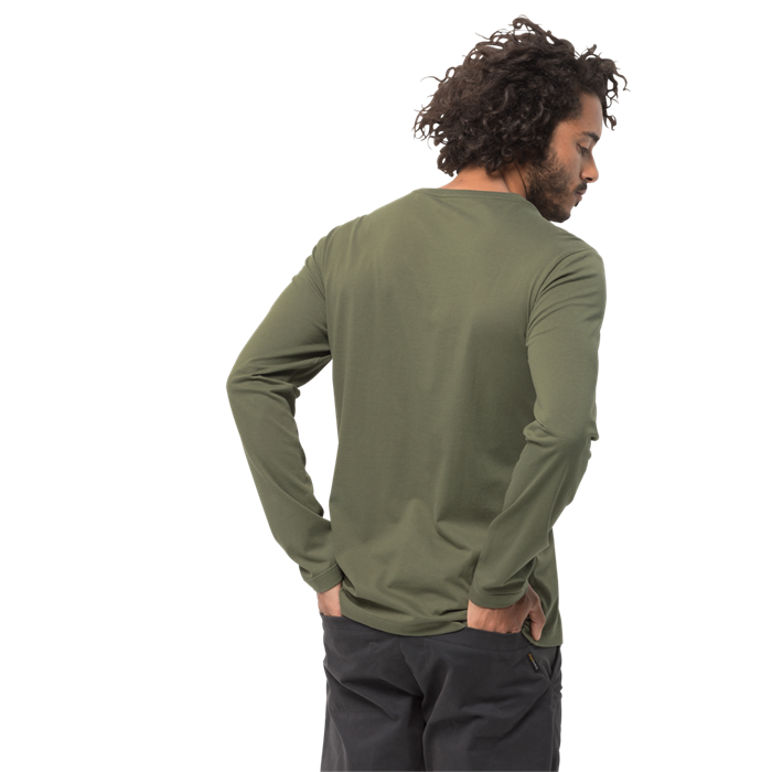 Лонгслив хлопковый Jack Wolfskin Essential Longsleeve Men