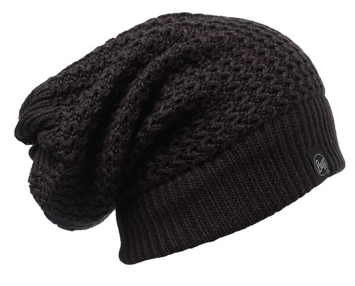 Buff - Свободная шапка Neckwarmer Knitted & Polar Ramdon Black