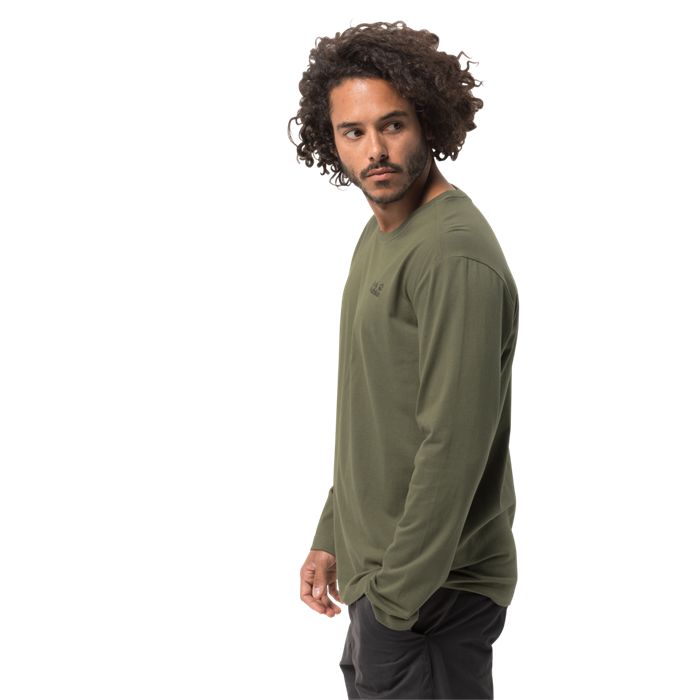 Лонгслив хлопковый Jack Wolfskin Essential Longsleeve Men