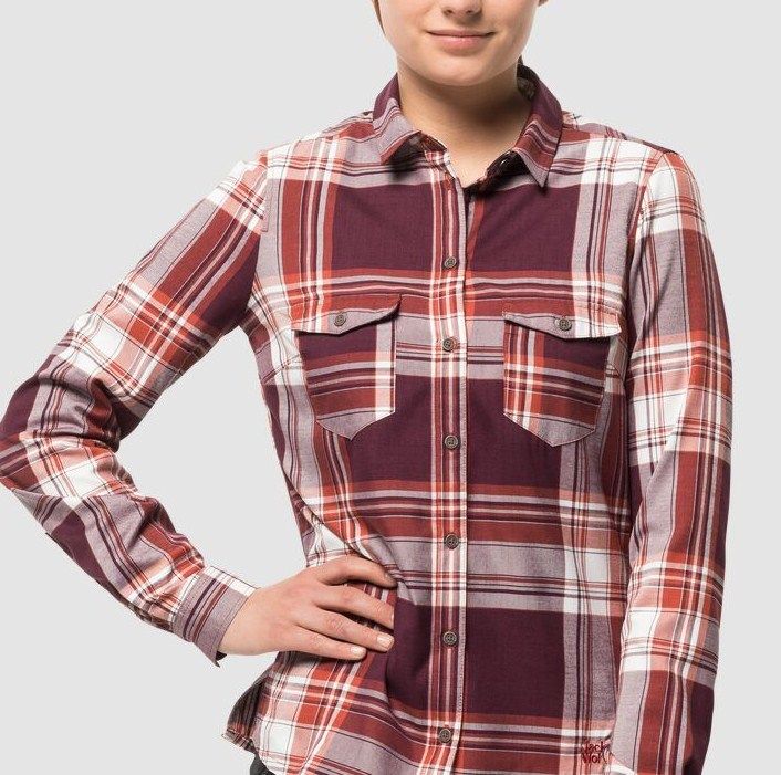 Jack Wolfskin - Женская теплая рубашка Stalheim Shirt